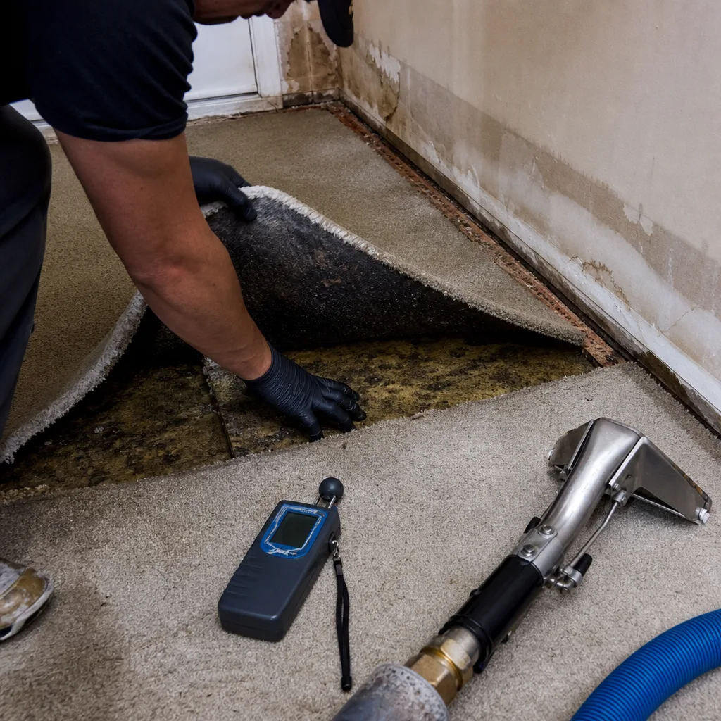 Toilet Overflow Cleanup